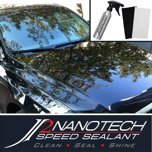Glossy car finish protected by J2 Nanotech Speed Sealant
